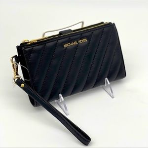 Michael Kors Double Zip Wallet Wristlet